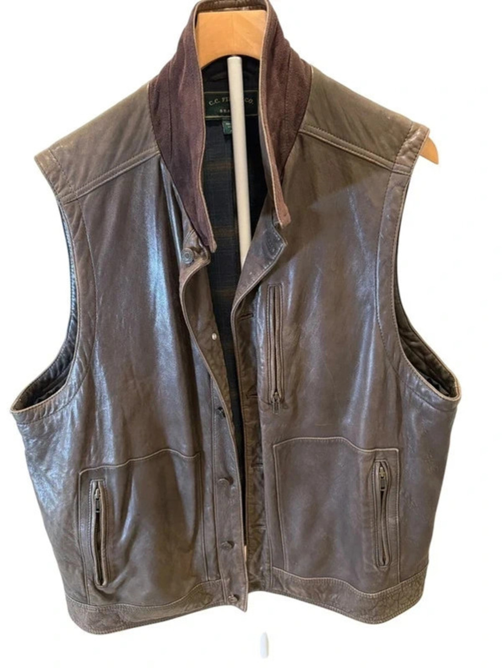 Vintage Filson Leather Vest